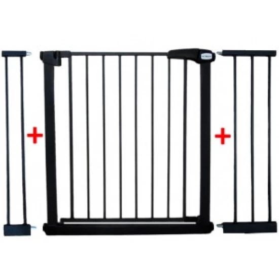 Poarta de siguranta din metal 79-115 cm R-Sport S3 - Negru