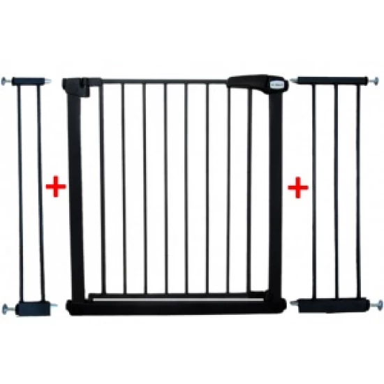 Poarta de siguranta din metal 79-115 cm R-Sport S3 - Negru