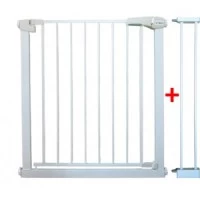 Poarta de siguranta din metal 79-94 cm R-Sport S1 - Alb