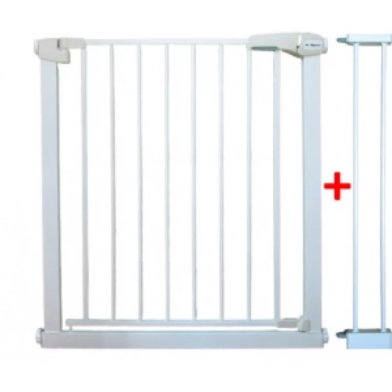Poarta de siguranta din metal 79-94 cm R-Sport S1 - Alb