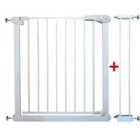 Poarta de siguranta din metal 79-94 cm R-Sport S1 - Alb