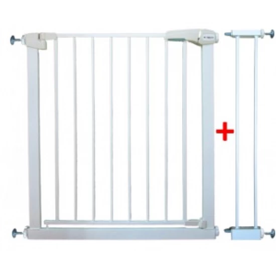 Poarta de siguranta din metal 79-94 cm R-Sport S1 - Alb