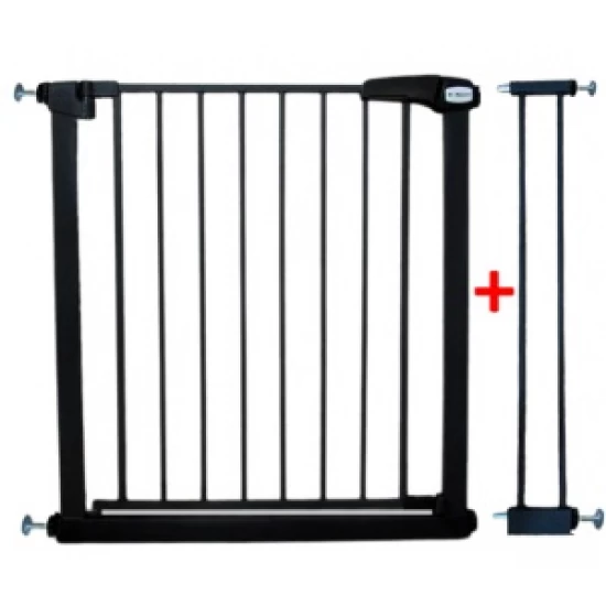 Poarta de siguranta din metal 79-94 cm R-Sport S1 - Negru