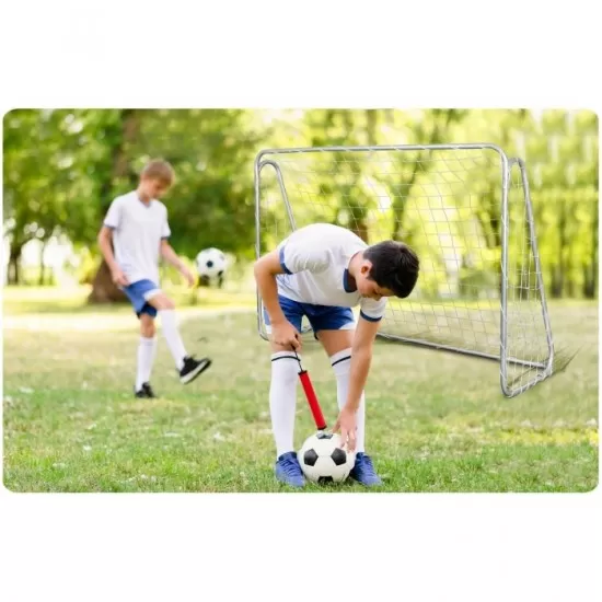 Poarta mare pentru fotbal cu covoras numerotat, 215 x 76 x 153 cm, Neo-Sport 1451 Poarta mare pentru fotbal cu covoras numerotat, 215 x 76 x 153 cm, Neo-Sport 1451