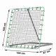 Poarta pentru fotbal rebounder 100 X 100 Cm Neo-sport 1458 Poarta pentru fotbal rebounder 100 X 100 Cm Neo-sport 1458