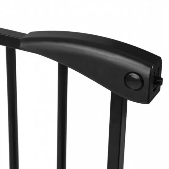 Poarta siguranta 75-115 cm Nukido 718300 - Negru Poarta siguranta 75-115 cm Nukido 718300 - Negru