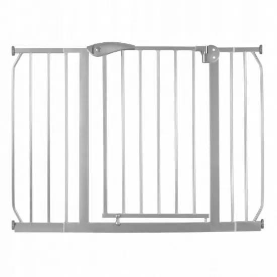 Poarta siguranta 75-115 cm Nukido 718301 - Gri Poarta siguranta 75-115 cm Nukido 718301 - Gri