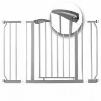 Poarta siguranta 75-115 cm Nukido 718301 - Gri