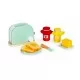 Prajitor de paine din lemn cu accesorii Ecotoys HM200720 Prajitor de paine din lemn cu accesorii Ecotoys HM200720