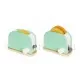 Prajitor de paine din lemn cu accesorii Ecotoys HM200720 Prajitor de paine din lemn cu accesorii Ecotoys HM200720