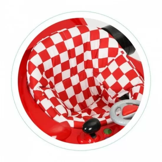 Premergator Formula 1 pentru copii cu panou multimedia Ecotoys J-A301E0 - Rosu Premergator Formula 1 pentru copii cu panou multimedia Ecotoys J-A301E0 - Rosu