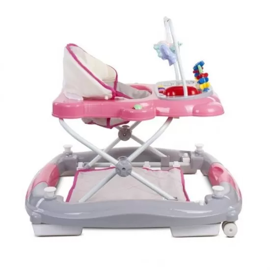 Premergator Sun Baby Pisicuta cu functie de balansoar - Pink Grey Premergator Sun Baby Pisicuta cu functie de balansoar - Pink Grey