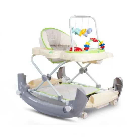 Premergator Sun Baby Pisicuta cu functie de balansoar - Green Grey Premergator Sun Baby Pisicuta cu functie de balansoar - Green Grey