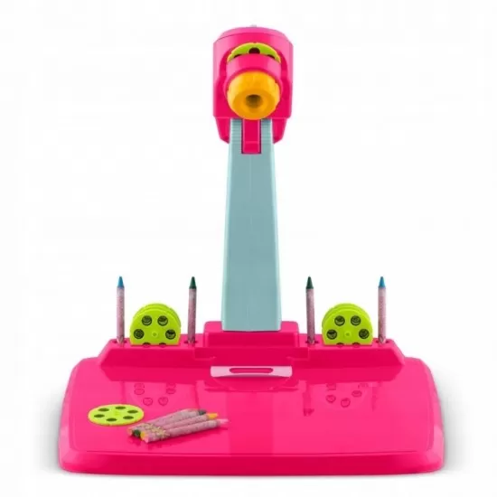Proiector pentru desene cu accesorii incluse Ricokids 772000 - Roz Proiector pentru desene cu accesorii incluse Ricokids 772000 - Roz