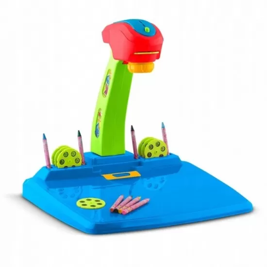Proiector pentru desene cu accesorii incluse Ricokids 772001 - Albastru