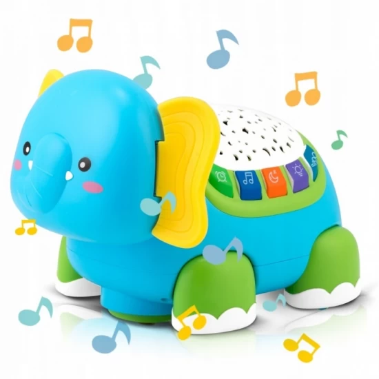 Proiector sub forma de elefant cu telecomanda Ricokids RK-755 Proiector sub forma de elefant cu telecomanda Ricokids RK-755