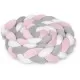 Protectie laterala pentru patut, impletita, 2 m, Ricokids 722003 - Roz Protectie laterala pentru patut, impletita, 2 m, Ricokids 722003 - Roz