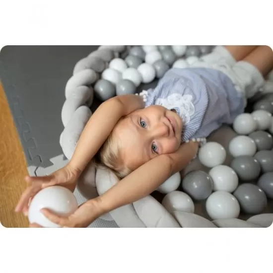 Protectie laterala pentru patut, impletita, 2 m, Ricokids 722003 - Roz Protectie laterala pentru patut, impletita, 2 m, Ricokids 722003 - Roz