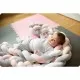Protectie laterala pentru patut, impletita, 2 m, Ricokids 722003 - Roz Protectie laterala pentru patut, impletita, 2 m, Ricokids 722003 - Roz