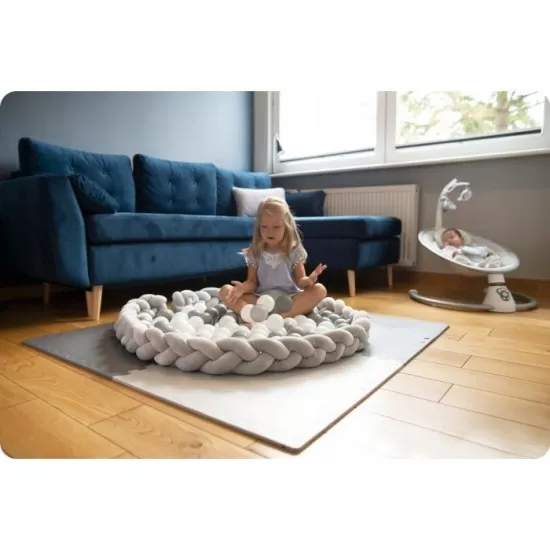 Protectie laterala pentru patut, impletita, 2 m, Ricokids 722003 - Roz Protectie laterala pentru patut, impletita, 2 m, Ricokids 722003 - Roz