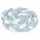 Protectie laterala pentru patut, impletita, 3 m, Ricokids 722101 - Albastru