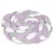 Protectie laterala pentru patut impletita 3 M Ricokids 722104 - Mov