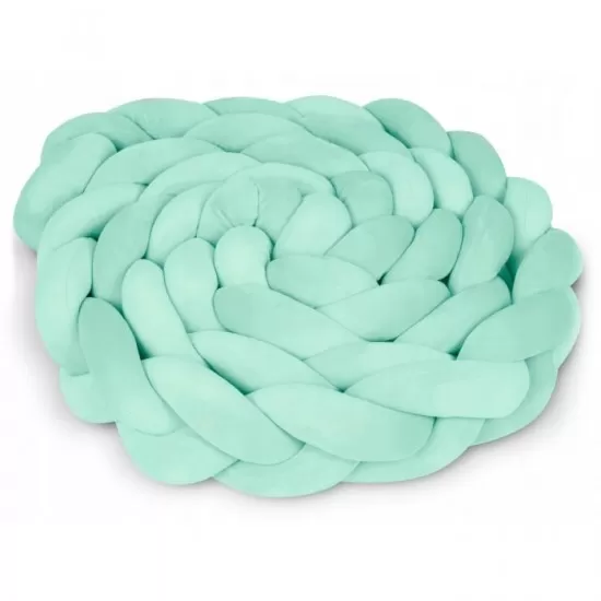 Protectie laterala pentru patut, impletita, 3 M, Ricokids 722112 - Mint