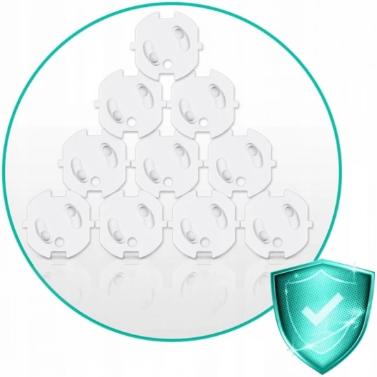 Protectii pentru priza, 10 bucati, Ricokids 798500 - Alb Protectii pentru priza, 10 bucati, Ricokids 798500 - Alb