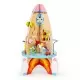 Racheta educationala din lemn 8 in 1 Ecotoys Racheta educationala din lemn 8 in 1 Ecotoys