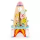 Racheta educationala din lemn 8 in 1 Ecotoys Racheta educationala din lemn 8 in 1 Ecotoys