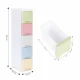 Raft cu 5 compartimente pentru depozitarea diverselor obiecte ModernHome - Multicolor