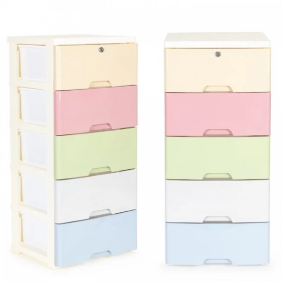 Raft cu 5 compartimente pentru depozitarea diverselor obiecte ModernHome 04A - Multicolor Raft cu 5 compartimente pentru depozitarea diverselor obiecte ModernHome 04A - Multicolor