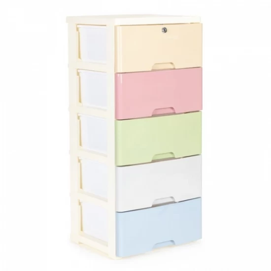 Raft cu 5 compartimente pentru depozitarea diverselor obiecte ModernHome 04A - Multicolor Raft cu 5 compartimente pentru depozitarea diverselor obiecte ModernHome 04A - Multicolor