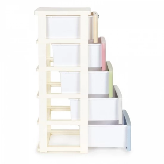 Raft cu 5 compartimente pentru depozitarea diverselor obiecte ModernHome 04A - Multicolor Raft cu 5 compartimente pentru depozitarea diverselor obiecte ModernHome 04A - Multicolor