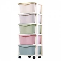 Raft cu 5 compartimente pentru depozitarea diverselor obiecte ModernHome PO10 - Multicolor
