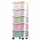 Raft cu 5 compartimente pentru depozitarea diverselor obiecte ModernHome PO10 - Multicolor