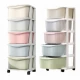 Raft cu 5 compartimente pentru depozitarea diverselor obiecte ModernHome PO10 - Multicolor