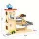 Rampa cu garaj, lift din lemn si masinute Ecotoys Rampa cu garaj, lift din lemn si masinute Ecotoys