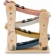 Rampa din lemn cu 4 masinute incluse, 25.5 x 9 x 30 cm, Nukido Rampa din lemn cu 4 masinute incluse, 25.5 x 9 x 30 cm, Nukido