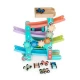Rampa din lemn cu 6 masinute si tambal Ecotoys ME115 Rampa din lemn cu 6 masinute si tambal Ecotoys ME115