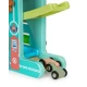 Rampa din lemn cu 6 masinute si tambal Ecotoys ME115 Rampa din lemn cu 6 masinute si tambal Ecotoys ME115