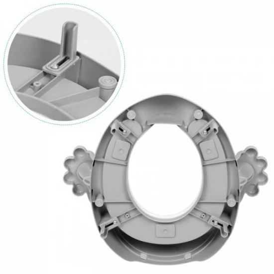 Reductor toaleta cu manere pentru copii Ecotoys PP104 - Gri Reductor toaleta cu manere pentru copii Ecotoys PP104 - Gri