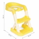 Reductor toaleta cu scara pentru copii Ecotoys HA-P23S - Galben