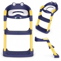 Reductor toaleta cu scara pentru copii Ecotoys PP8001 - Albastru