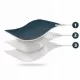 Sac de dormit Ricokids 95 x 48 cm Ricokids Elmi 720004 - Bleumarin cu modele Sac de dormit Ricokids 95 x 48 cm Ricokids Elmi 720004 - Bleumarin cu modele
