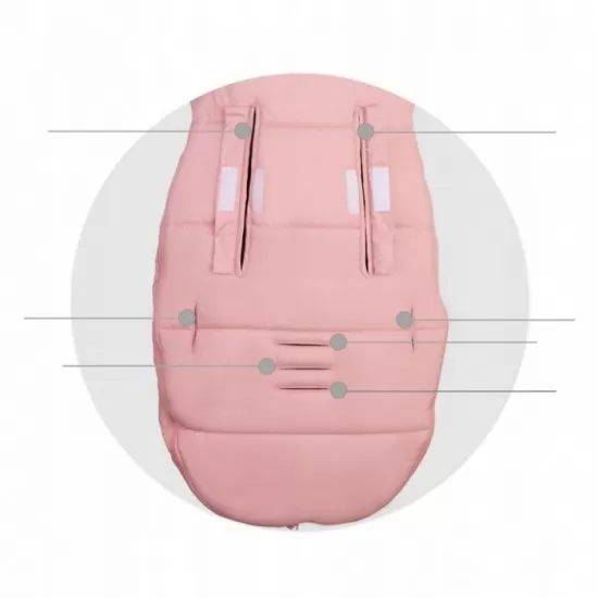 Sac de dormit Ricokids 95 x 48 cm Ricokids Elmi 720005 - Roz Sac de dormit Ricokids 95 x 48 cm Ricokids Elmi 720005 - Roz