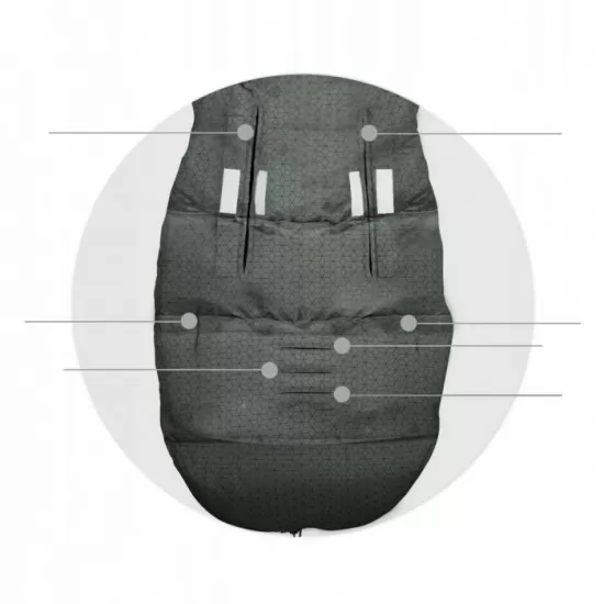 Sac de dormit Ricokids 95 x 48 cm Ricokids Elmi 720006 - Grafit Sac de dormit Ricokids 95 x 48 cm Ricokids Elmi 720006 - Grafit