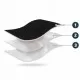 Sac de dormit Ricokids 95 x 48 cm Ricokids Elmi 720008 - Negru Sac de dormit Ricokids 95 x 48 cm Ricokids Elmi 720008 - Negru