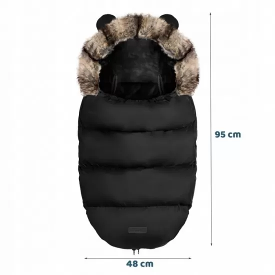 Sac de dormit Ricokids 95 x 48 cm Ricokids Elmi 720008 - Negru Sac de dormit Ricokids 95 x 48 cm Ricokids Elmi 720008 - Negru