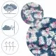 Sac de dormit Ricokids 95 x 48 cm Ricokids Elmi 720012 - Bleumarin cu flamingo